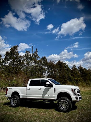 custom wheels on display in shop